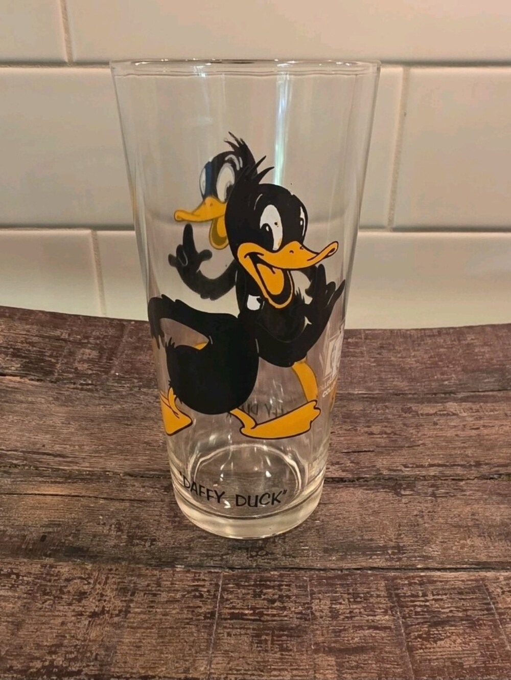 Vintage Pepsi Collector Series Daffy Duck Drinking Glass